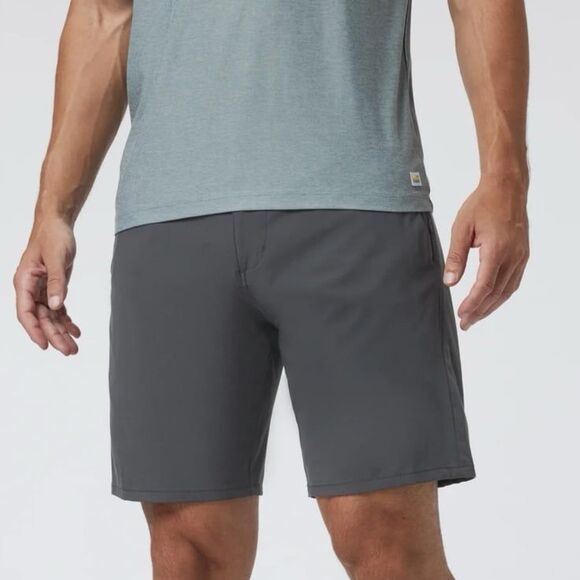 Vuori Other - Vuori Men’s Aim Shorts Size 34 Gray V368 8” Inseam Casual Performance